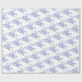 後悔の目が白を見る ラッピングペーパー (フラット)