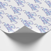 後悔の目が白を見る ラッピングペーパー (角)