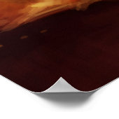 後悔の絵画小さなポスター ポスター (角)