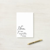 後悔の退職か誕生会のフランス語無し ポストイット (デスク上)