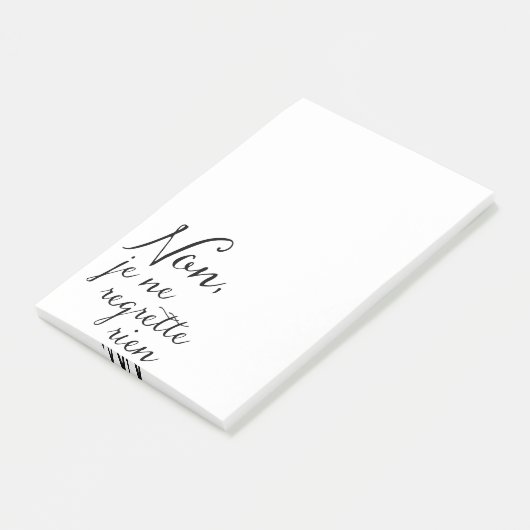 後悔の退職か誕生会のフランス語無し ポストイット (アングル)