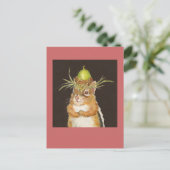 後悔チップマンクはがき ポストカード (スタンド正面)