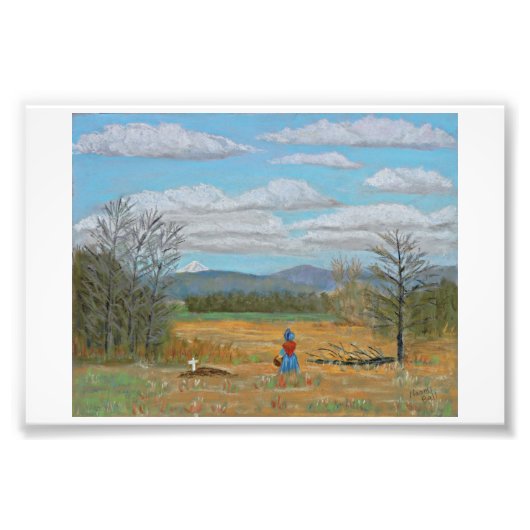 後悔 フォトプリント            (正面)