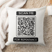 後悔QRコードをスキャンする クッション (ブランケット)