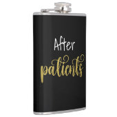 後患者おもしろいナース医師医療従事者 フラスク (右)