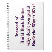 後戻し ノートブック (正面)