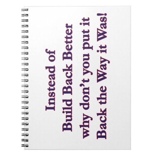 後戻し ノートブック (正面)