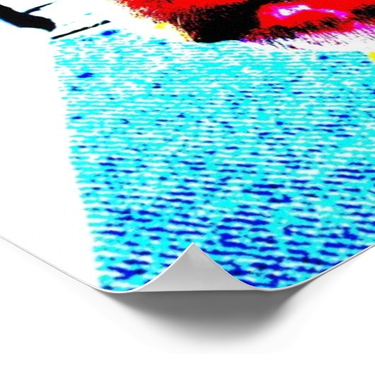 後方の動物 ポスター (角)