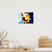 後方の動物 ポスター (キッチン)