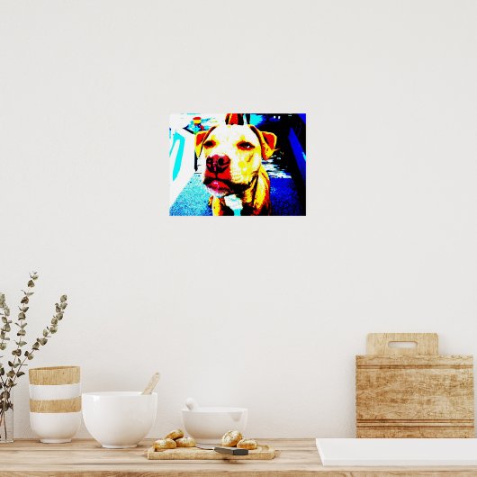 後方の動物 ポスター (キッチン)