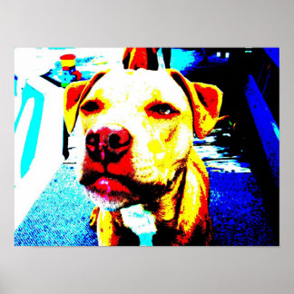 後方の動物 ポスター