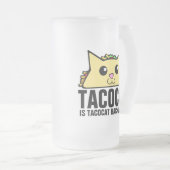 後方のTacocat フロストグラスビールジョッキ (正面右)