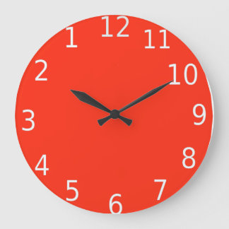 後方クロック ラージ壁時計