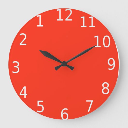後方クロック ラージ壁時計 (正面)
