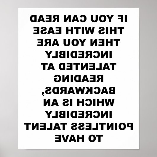 後方技能ポおもしろいスター ポスター (正面)