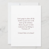 後方解剖学 招待状 (裏面)