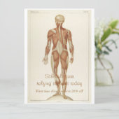 後方解剖学 招待状 (スタンド正面)