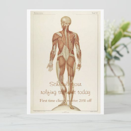 後方解剖学 招待状 (スタンド正面)