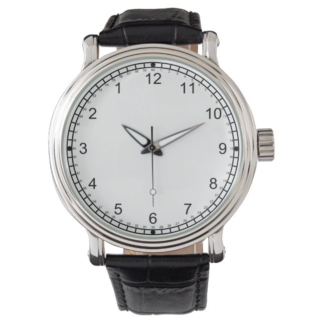 後方顔時計 腕時計 (正面)