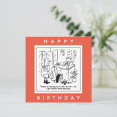 後期ドクターのアポイントメント – 患者の良い漫画 カード (スタンド正面)