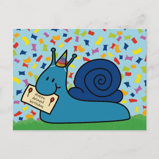後期ハッピーバースデー ポストカード (正面)