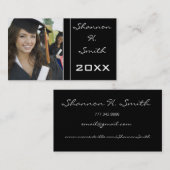 後期卒業履歴書 コーリングカード (正面/裏面)