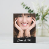 後期卒業式オープンハウス 案内ポストカード (スタンド正面)