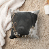 後期狩り – ブラックラボ – ラブラドール クッション (ブランケット)