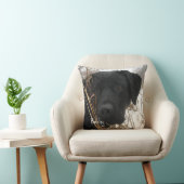 後期狩り – ブラックラボ – ラブラドール クッション (椅子)