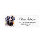 後期狩り – ブラックラボ – ラブラドール ラベル (正面)