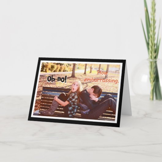 後期誕生日忘れ誕生日 カード (正面)