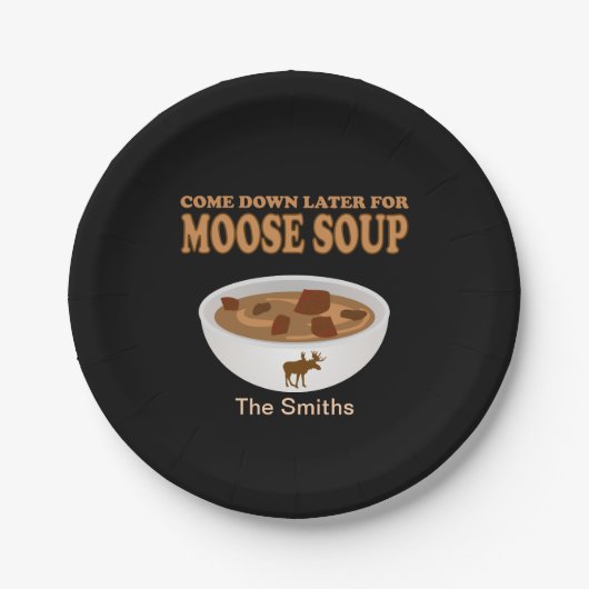 後来にBBQテールゲート用のムース ペーパープレート (正面)