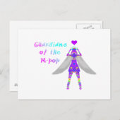 後見人ポップ・アートの ポストカード (正面/裏面)