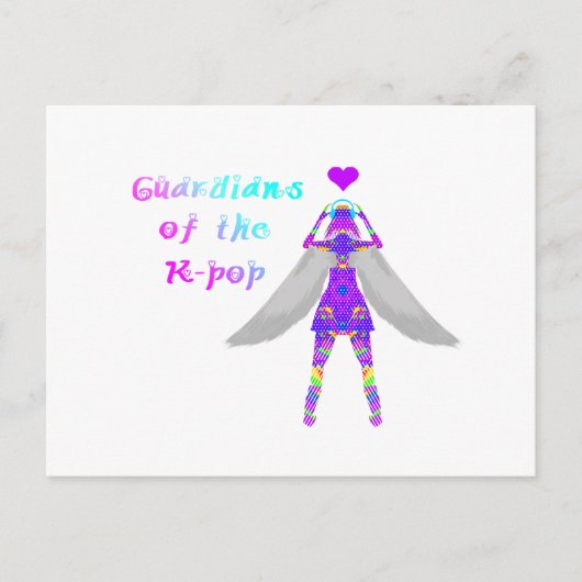 後見人ポップ・アートの ポストカード (正面)