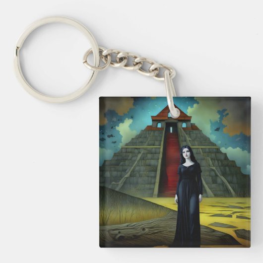 後見人 キーホルダー (正面)