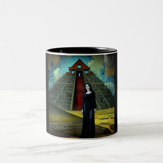 後見人 ツートーンマグカップ (中央)