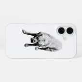 後見人 iPhone 16ケース (裏面横)