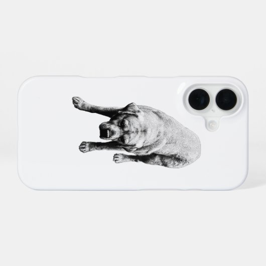 後見人 iPhone 16ケース (裏面横)