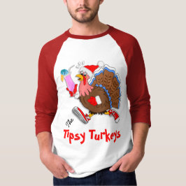 後走られるクリスマスよろよろしているトルコ- Tシャツ