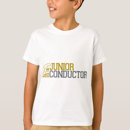 後輩の列車の車掌 Tシャツ (正面)
