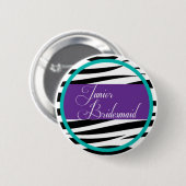 後輩の新婦付添人Pin 缶バッジ (正面&裏面)