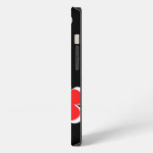 後輩の花模様 iPhoneケース (左側面)