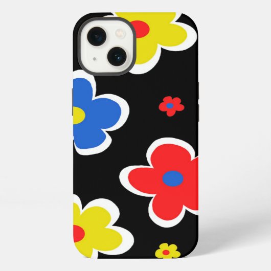 後輩の花模様 iPhoneケース (裏面)