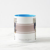 後退させて下さい-私は科学(w)のマグをしています マグカップ (中央)