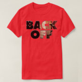 後退する Tシャツ (デザイン正面)