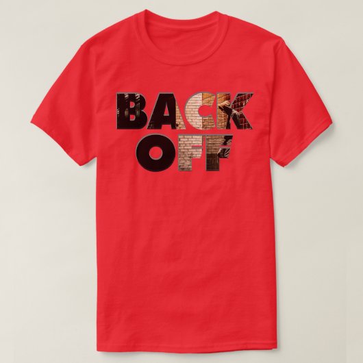 後退する Tシャツ (デザイン正面)