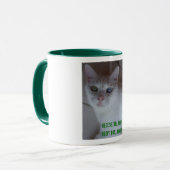 後退の…悪い状態! よい採用…! マグカップ (正面左)