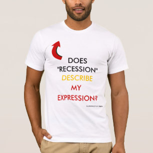 後退を記述します私の表現をします Tシャツ
