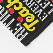 後退職したろの子離れおもしろい先生 フリースブランケット (角)