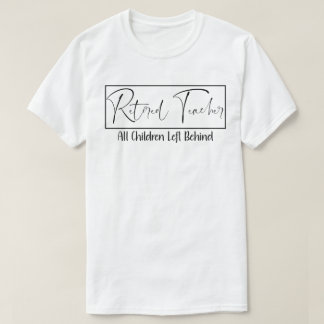 後退職したろの子離れおもしろい先生 Tシャツ